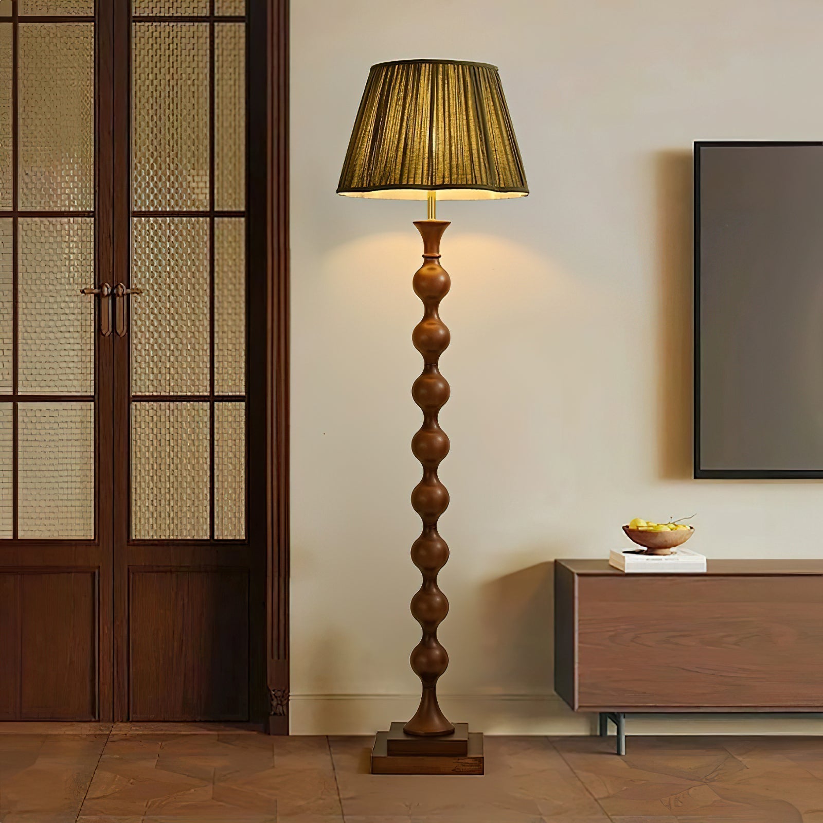 Bead Column Floor Light 18.1", Floor Lamp, detail 5