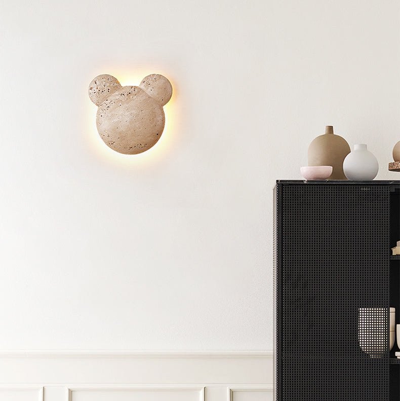 Bearstone Wall Light, Hardwired Wall Sconce, detail 13