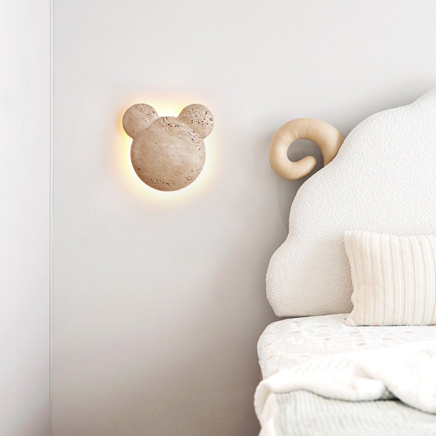 Bearstone Wall Light, Hardwired Wall Sconce, detail 5
