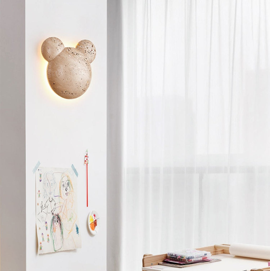 Bearstone Wall Light, Hardwired Wall Sconce, detail 8