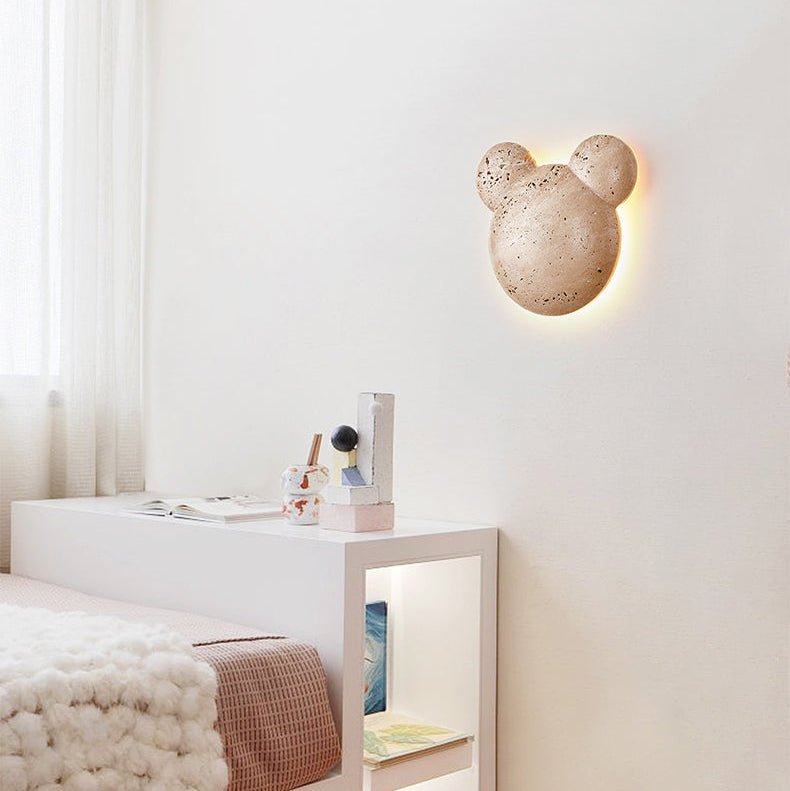 Bearstone Wall Light, Hardwired Wall Sconce, detail 10