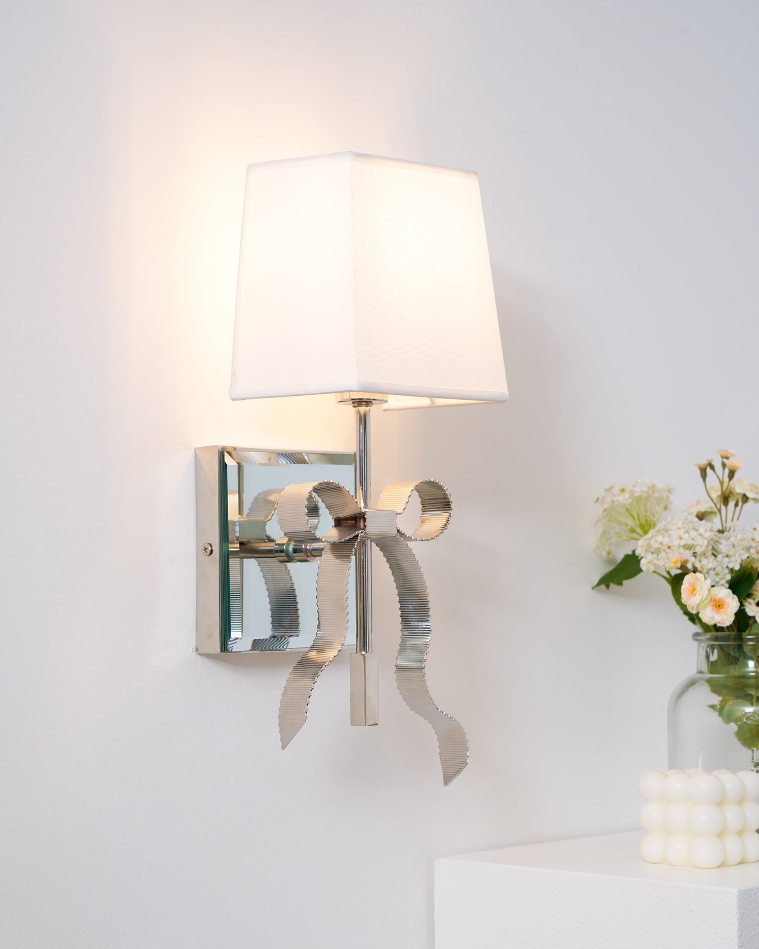 Belle Bow Wall Light, Hardwired Wall Sconce, detail 16