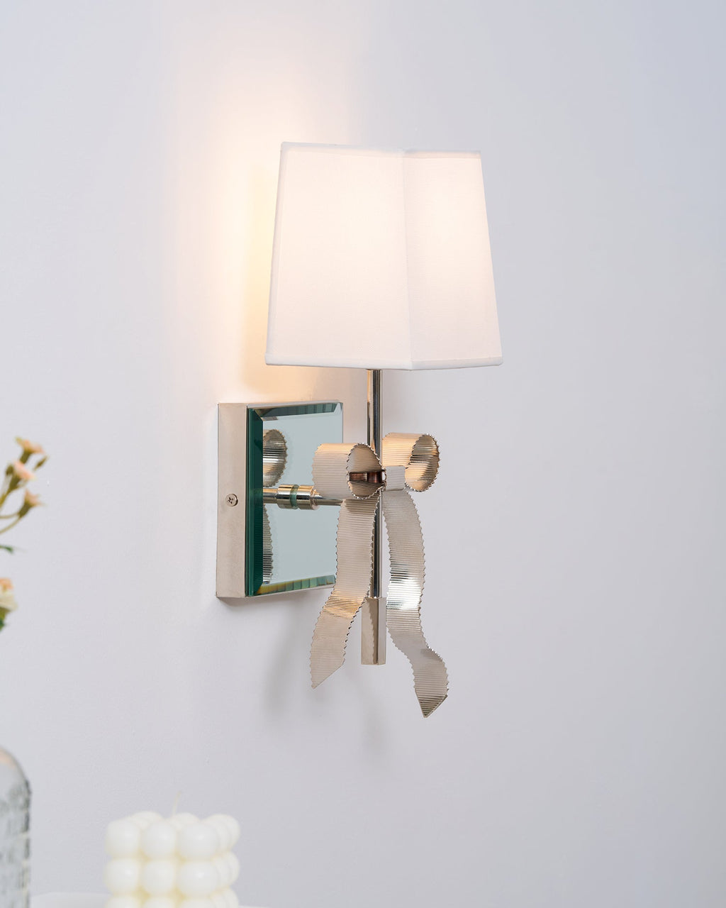 Belle Bow Wall Light, Hardwired Wall Sconce, detail 5