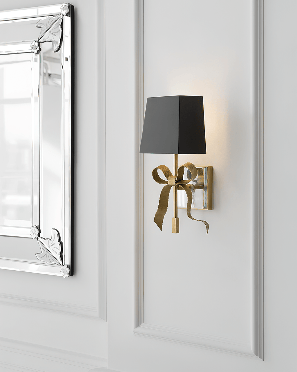 Belle Bow Wall Light, Hardwired Wall Sconce, detail 10