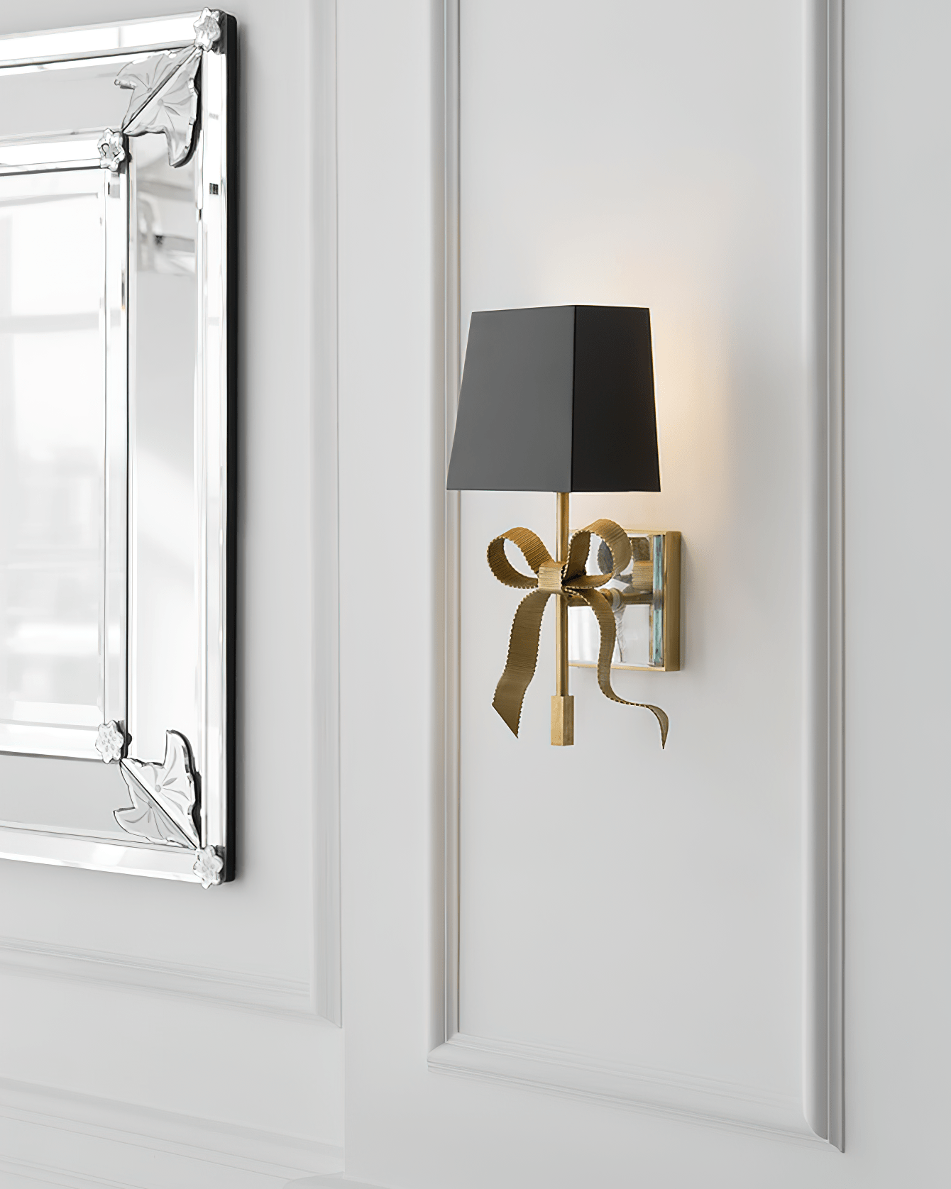 Belle Bow Wall Light, Hardwired Wall Sconce, detail 10