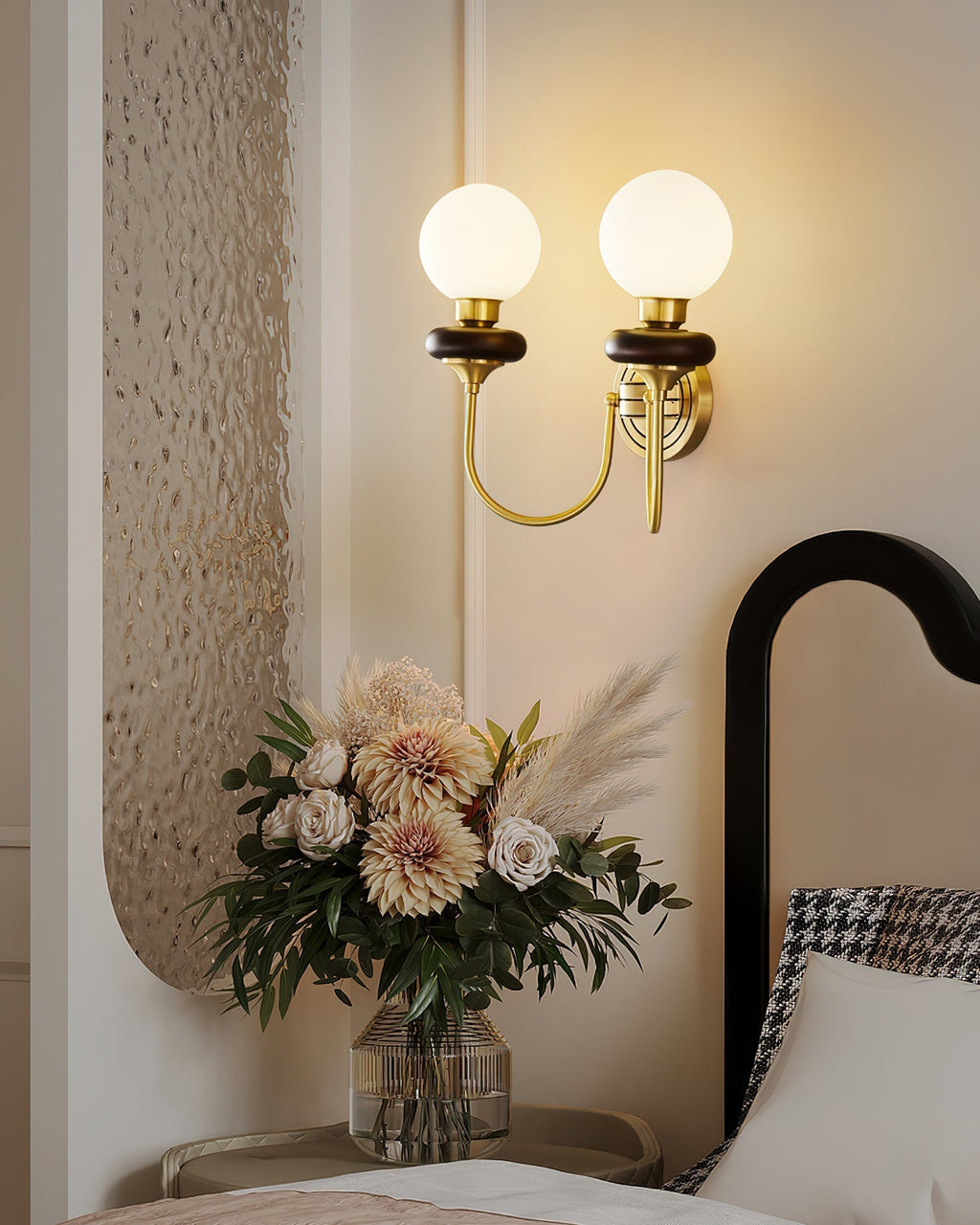 Bellevue Wall Light, Hardwired Wall Sconce, detail 6