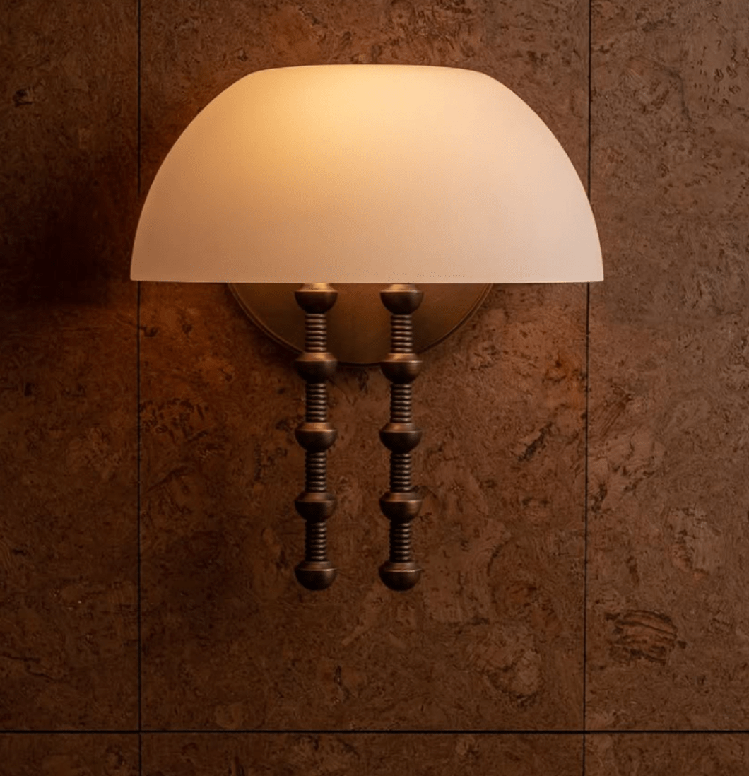 Bellini Alabaster Wall Light, Hardwired Wall Sconce, detail 10