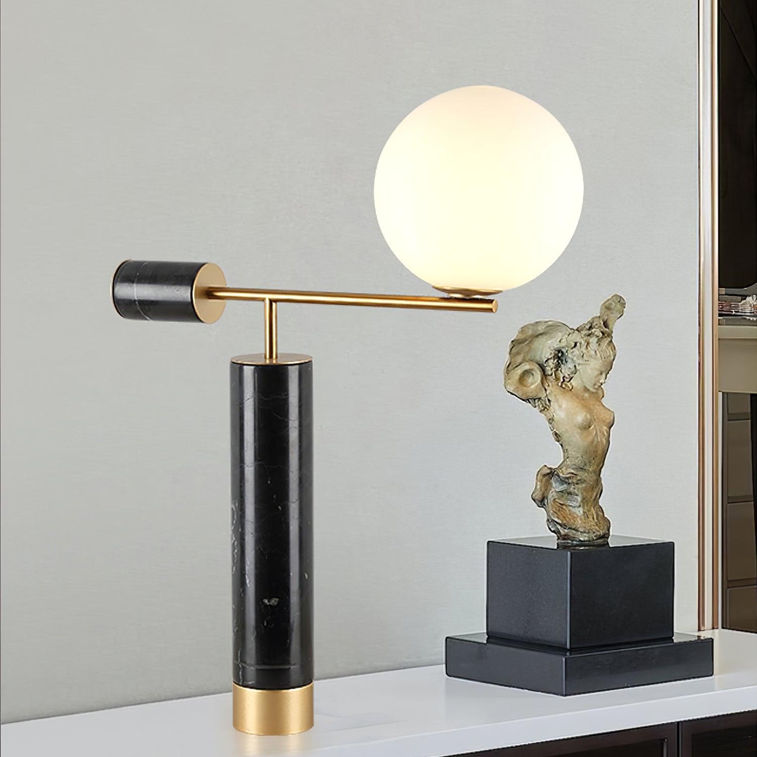 Bendik Ceramic Desk Light, Bedside Table Lamp, detail 3