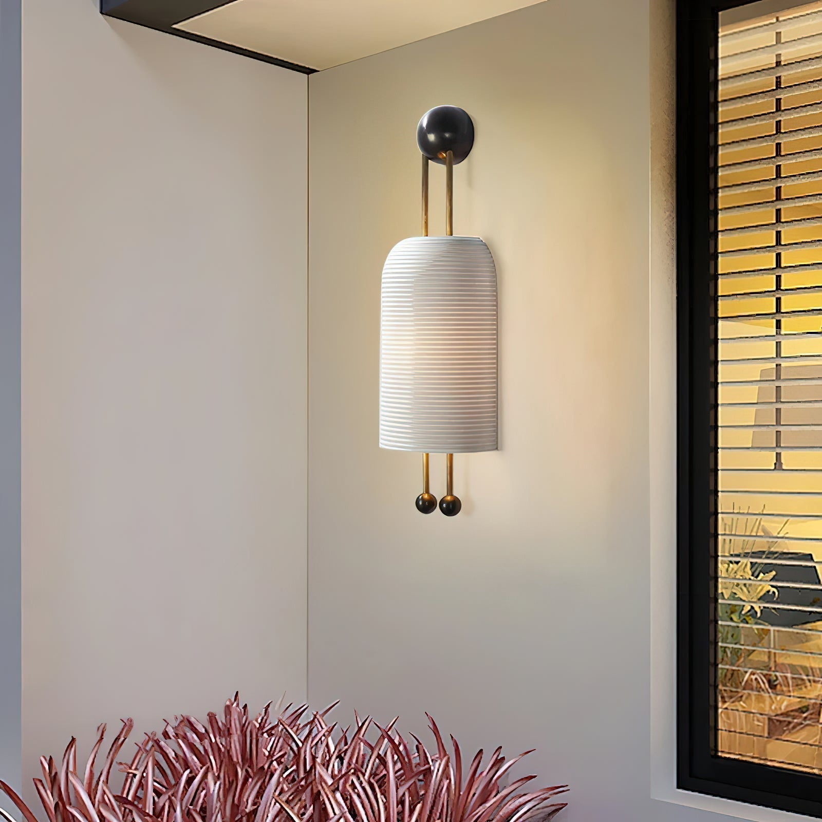 Benjamin Wall Light, Hardwired Wall Sconce, detail 4