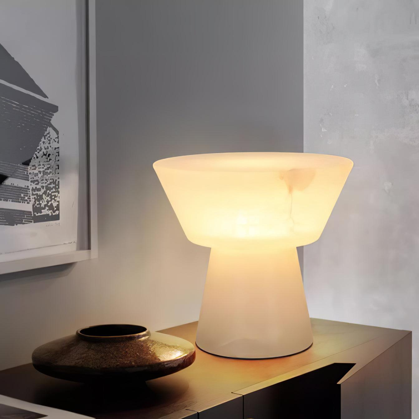 Beta Marble Table Light, Bedside Table Lamp, detail 3