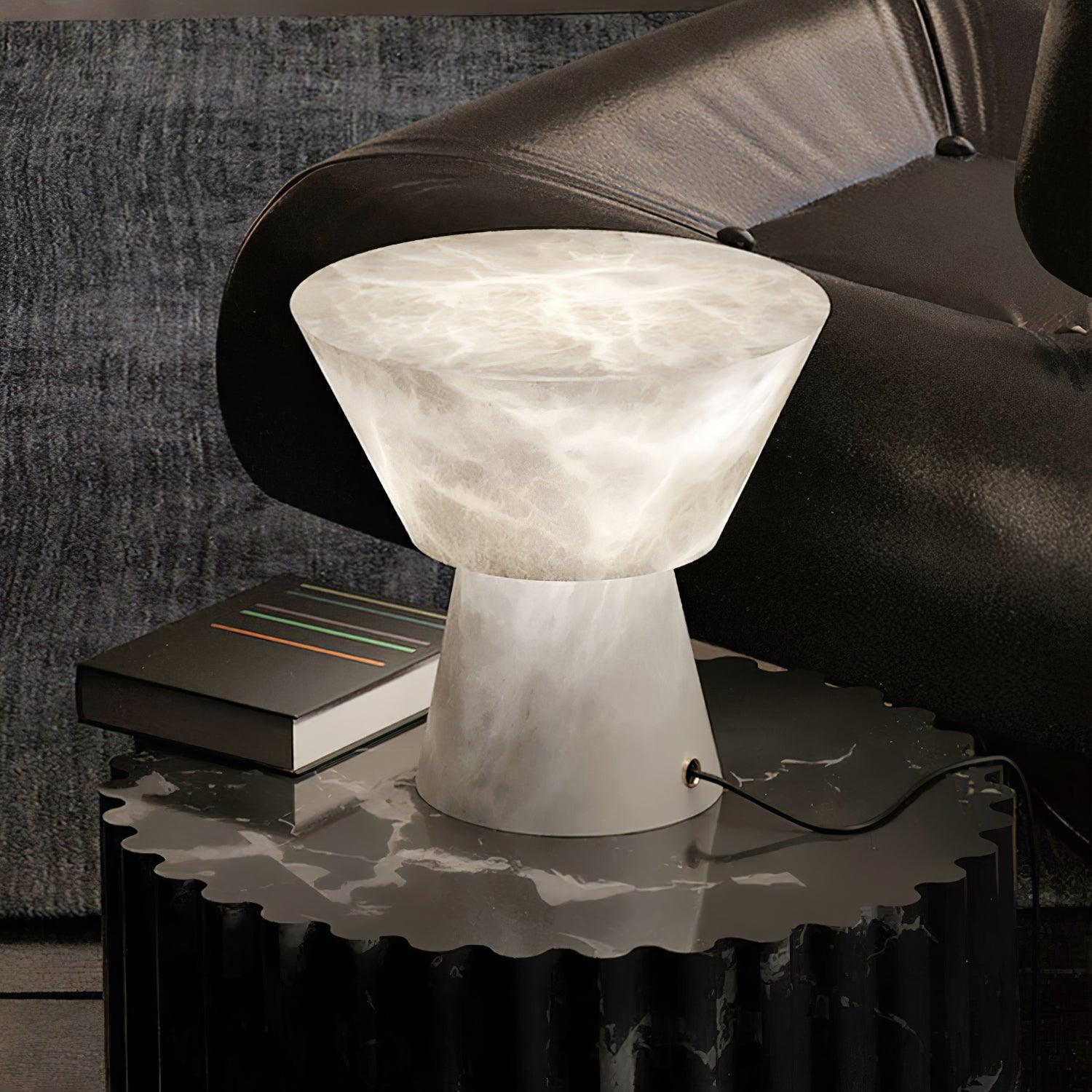Beta Marble Table Light, Bedside Table Lamp, detail 2