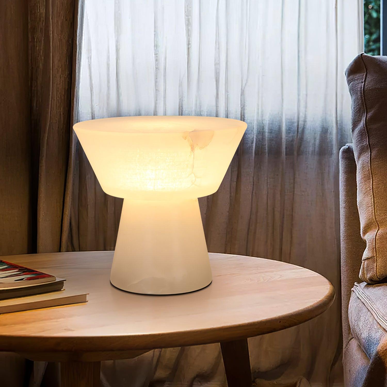 Beta Marble Table Light, Bedside Table Lamp, detail 4