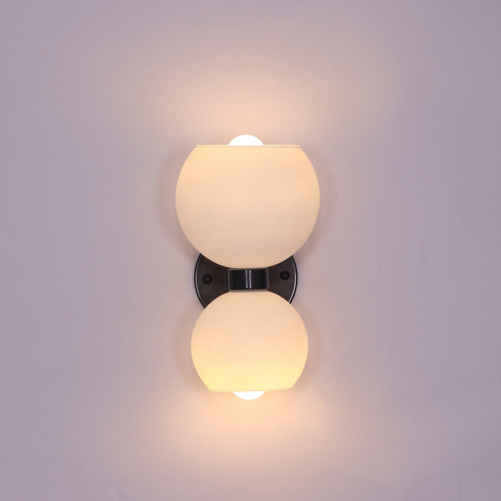 Circular Pearl Sconce, Hardwired Wall Sconce, detail 5