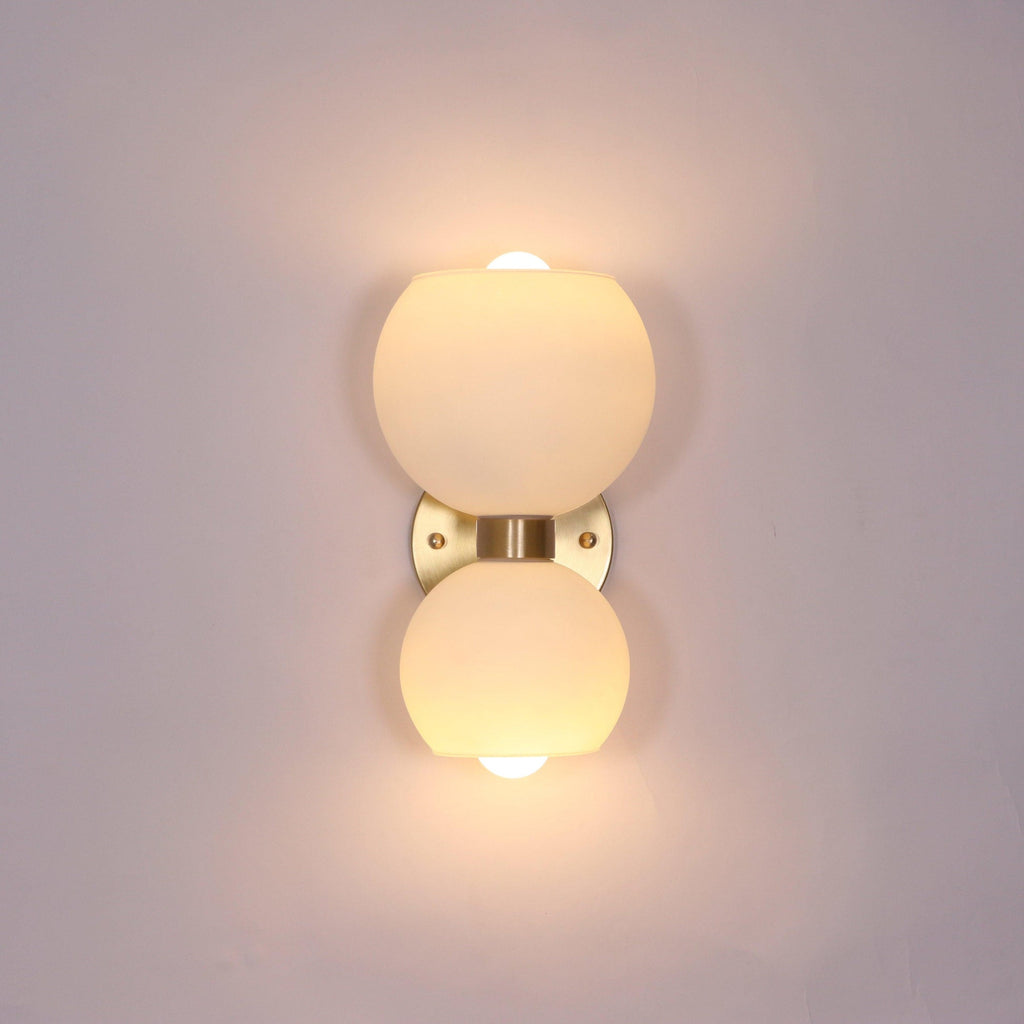 Circular Pearl Sconce, Hardwired Wall Sconce, detail 4