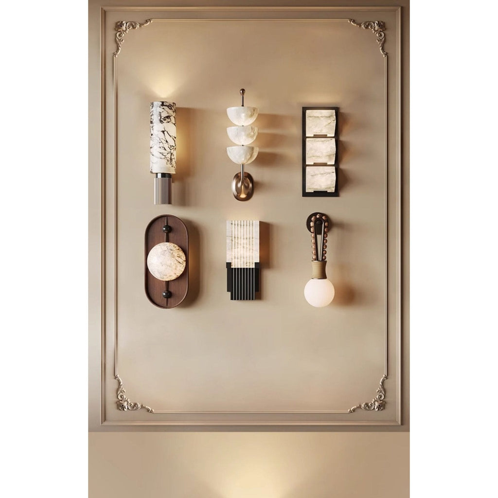 Bezel Wall Light, Hardwired Wall Sconce, detail 4