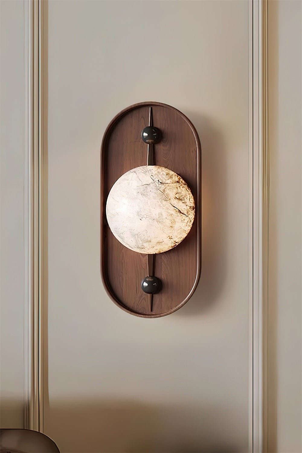 Bezel Wall Light, Hardwired Wall Sconce, detail 9