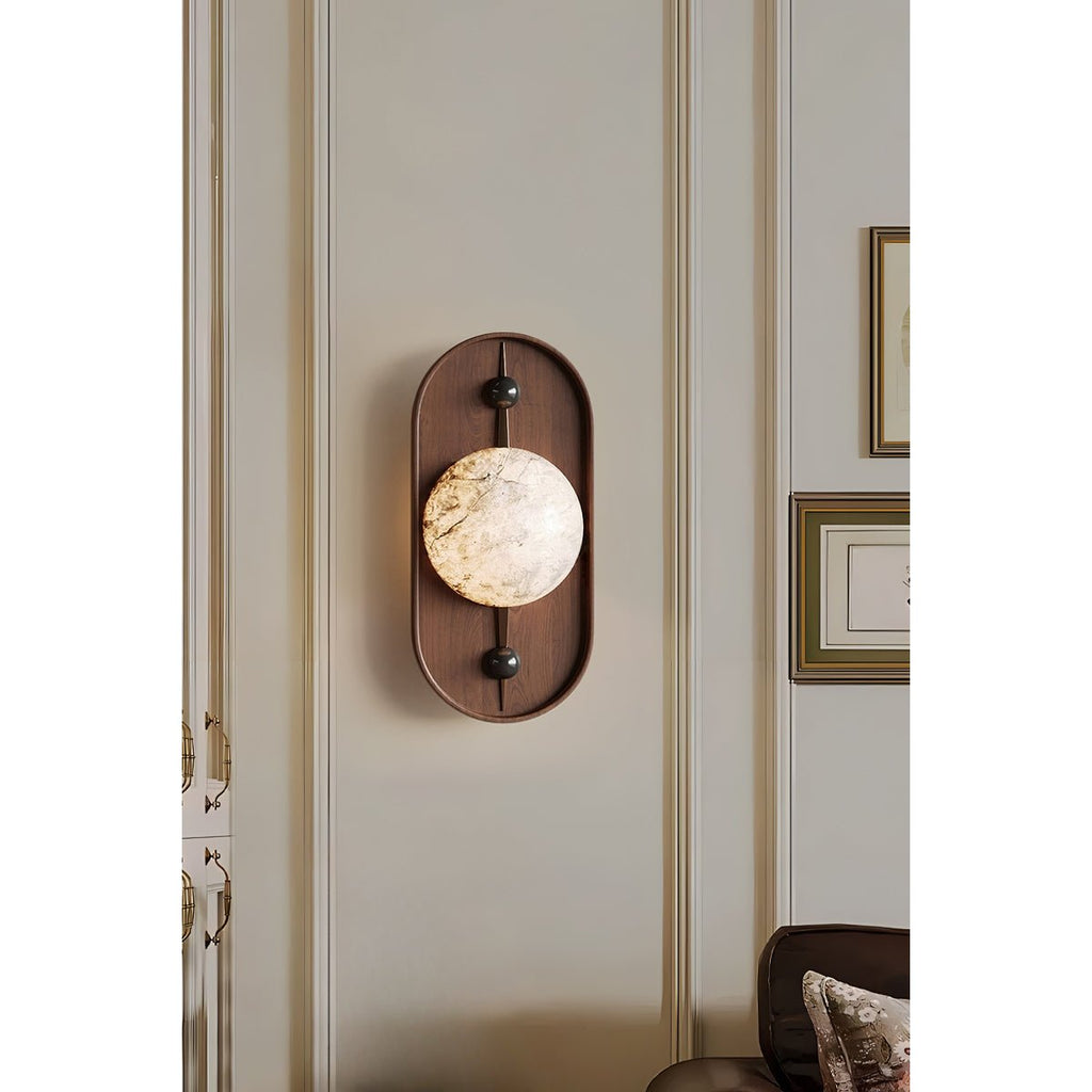 Bezel Wall Light, Hardwired Wall Sconce, detail 3