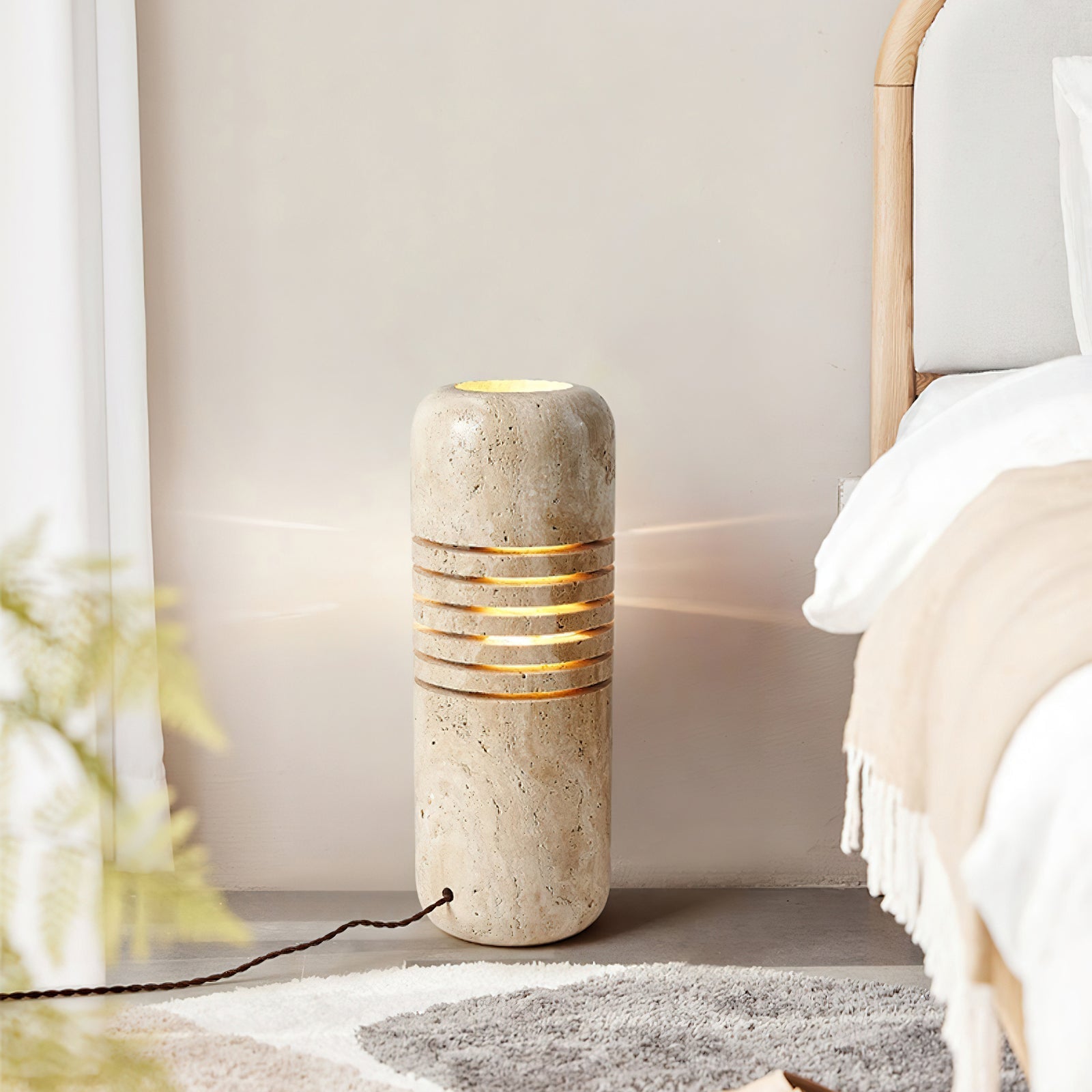 Big Stone Bucket Floor Light, Floor Lamp, detail 2