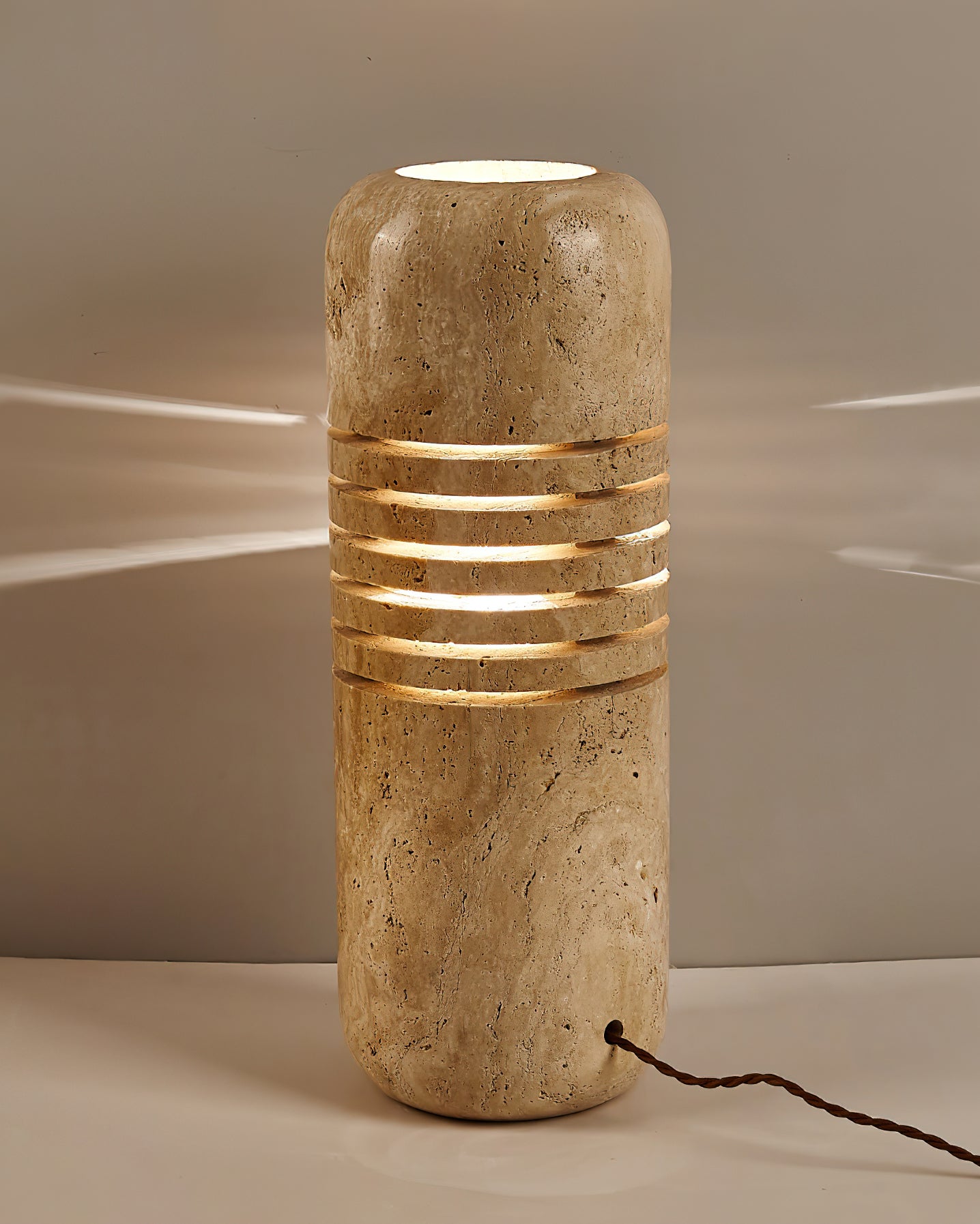 Big Stone Bucket Floor Light, Floor Lamp, detail 4