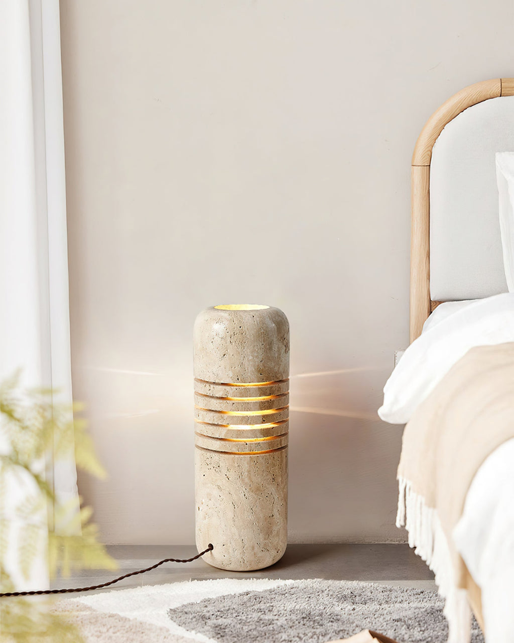 Big Stone Bucket Floor Light, Floor Lamp, detail 12
