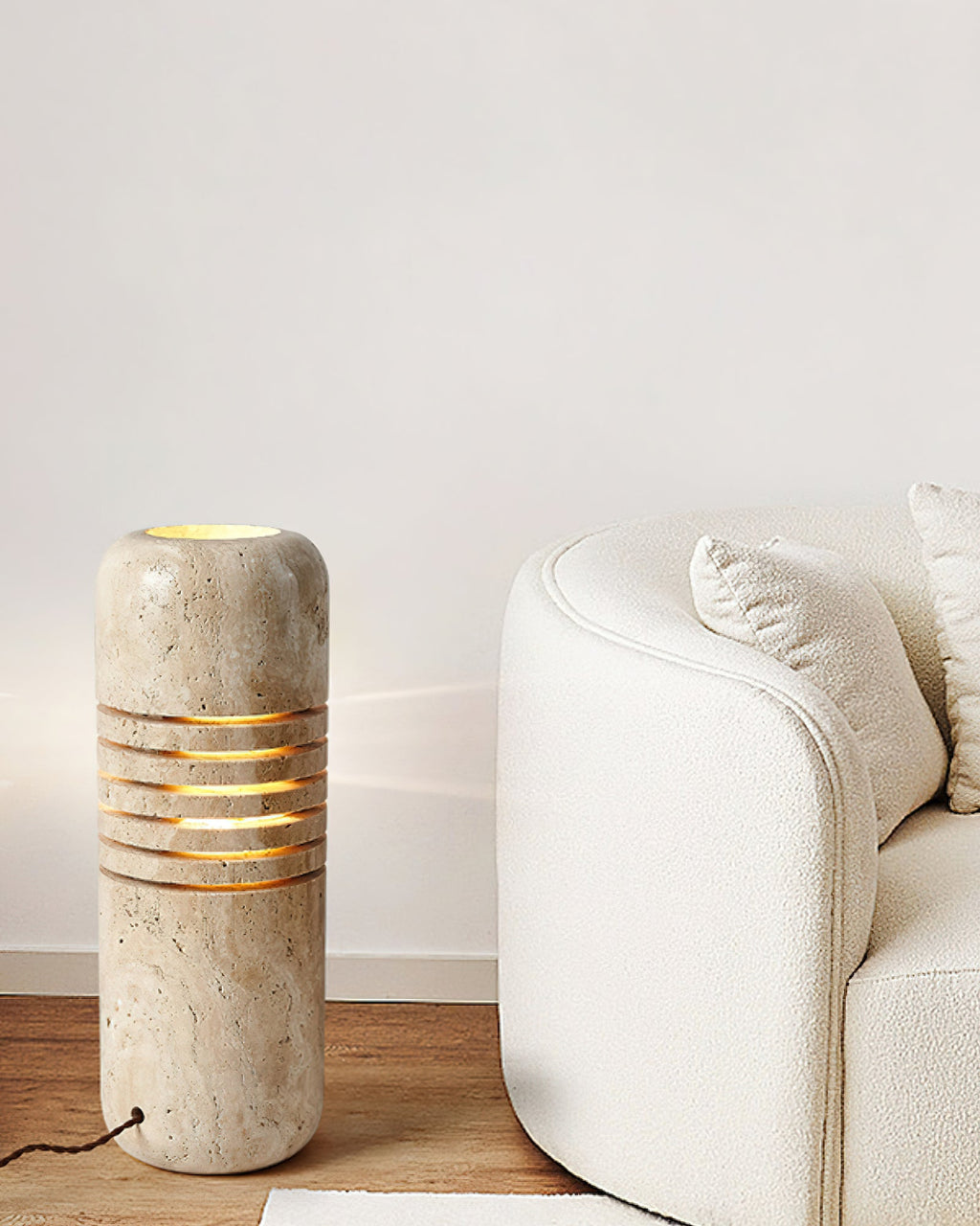 Big Stone Bucket Floor Light, Floor Lamp, detail 13