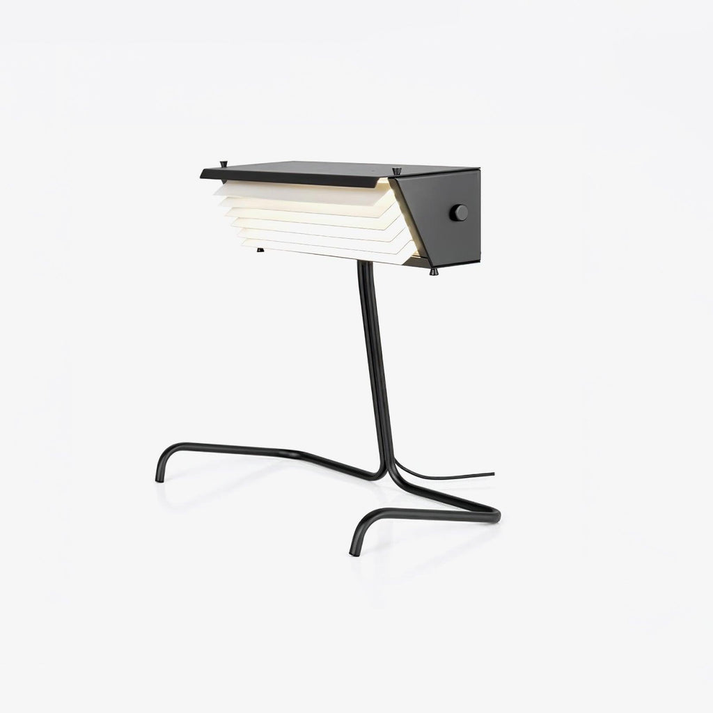Xalor Table Light, Bedside Table Lamp, Metal, ∅ 12.8″ x H 12.4″