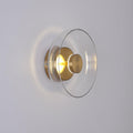 Blossi Wall Light - Dia 10cm x H 23cm Brass, Hardwired Wall Sconce