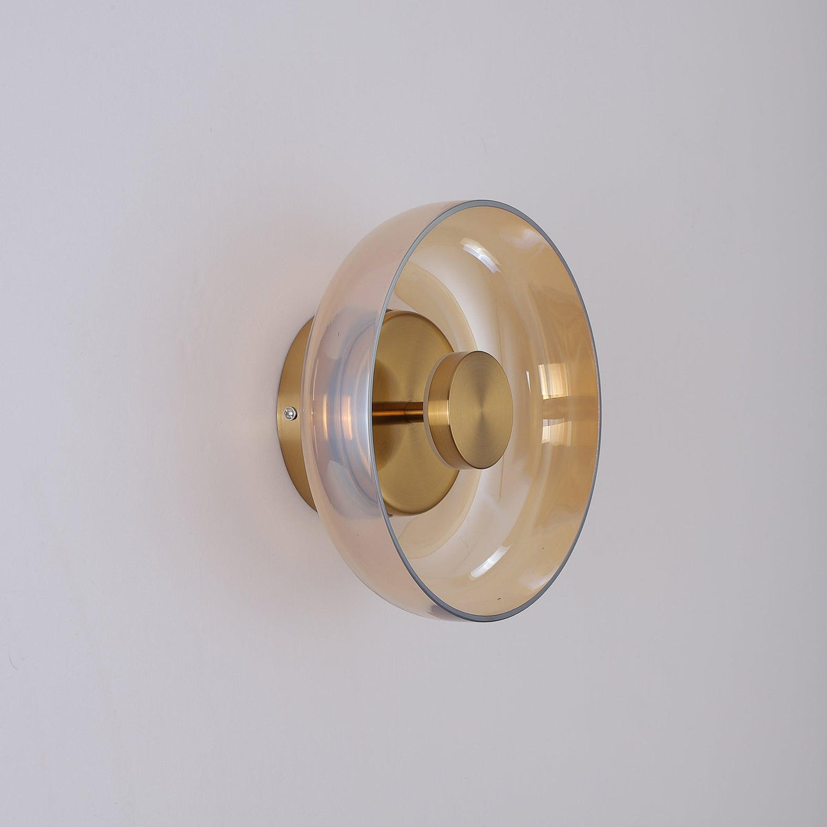 Blossi Wall Light - ∅ 3.9″ x H 9″ Brass, Hardwired Wall Sconce, detail 9