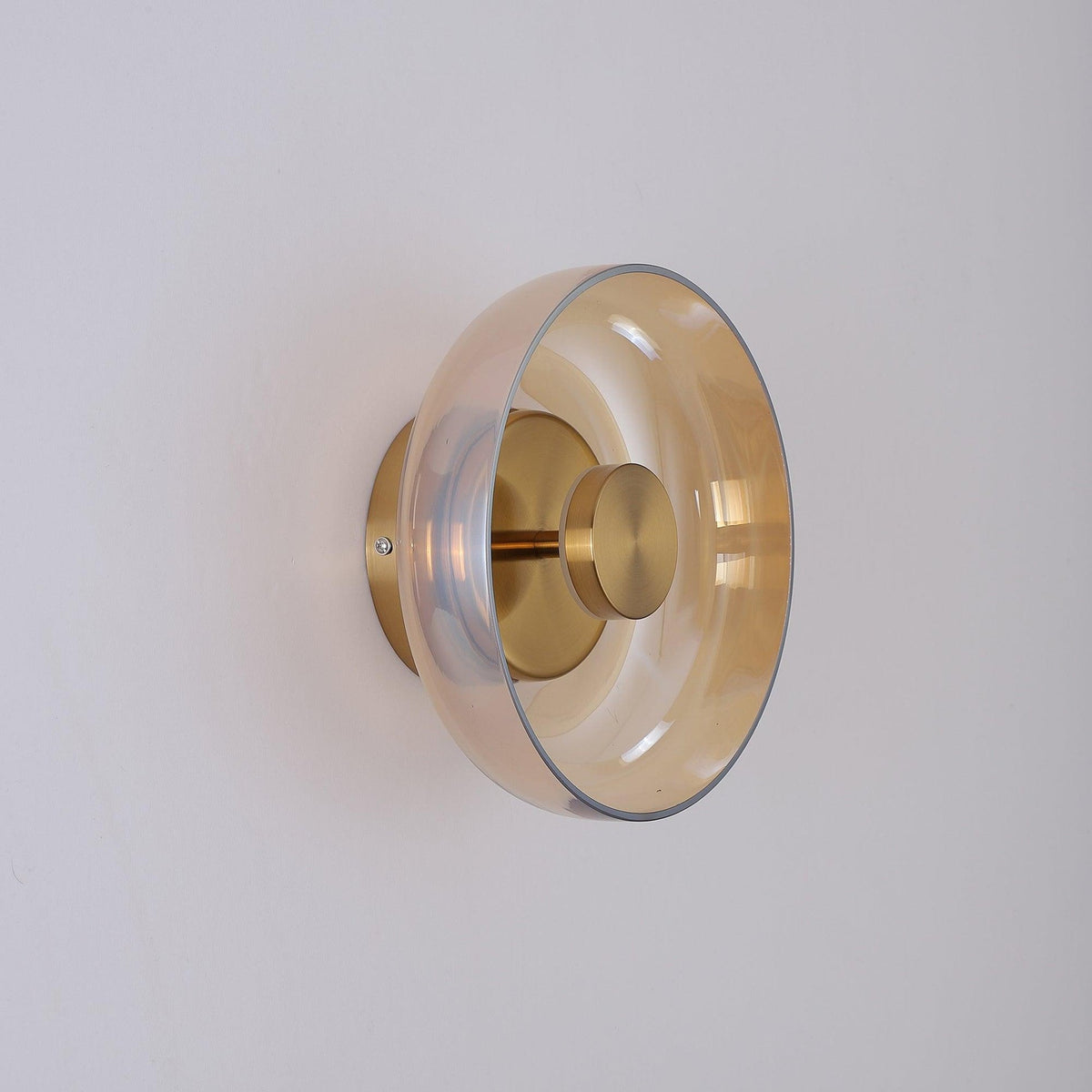Blossi Wall Light - Dia 10cm x H 23cm Brass, Hardwired Wall Sconce, detail 9