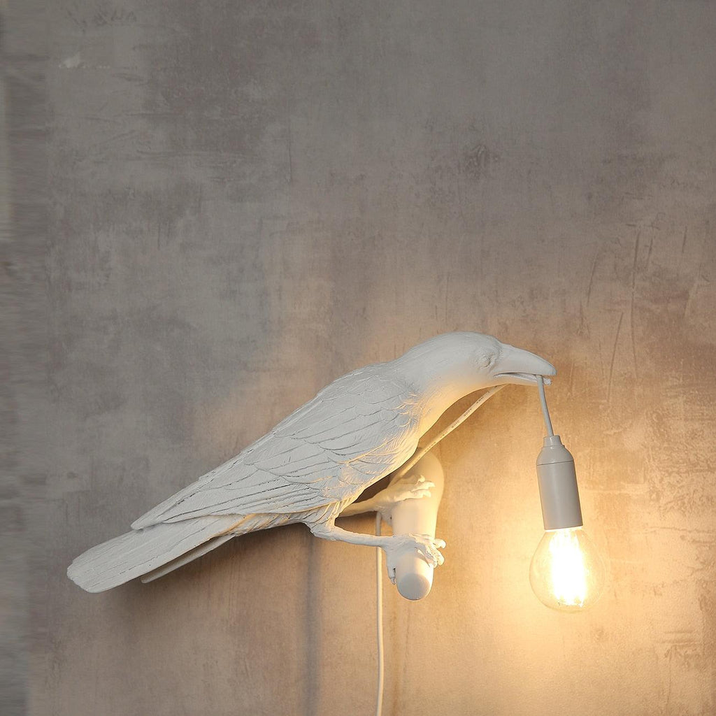 Bird Wall Light, Hardwired Wall Sconce, detail 5
