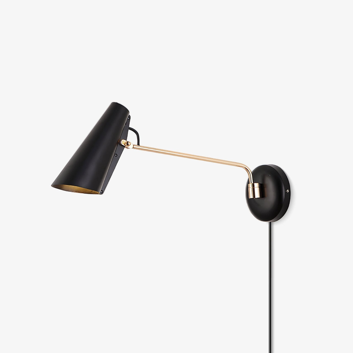 Birdy Plug-In Wall Light, Plug-In Wall Sconce, Steel, Dia 53cm x H 24cm