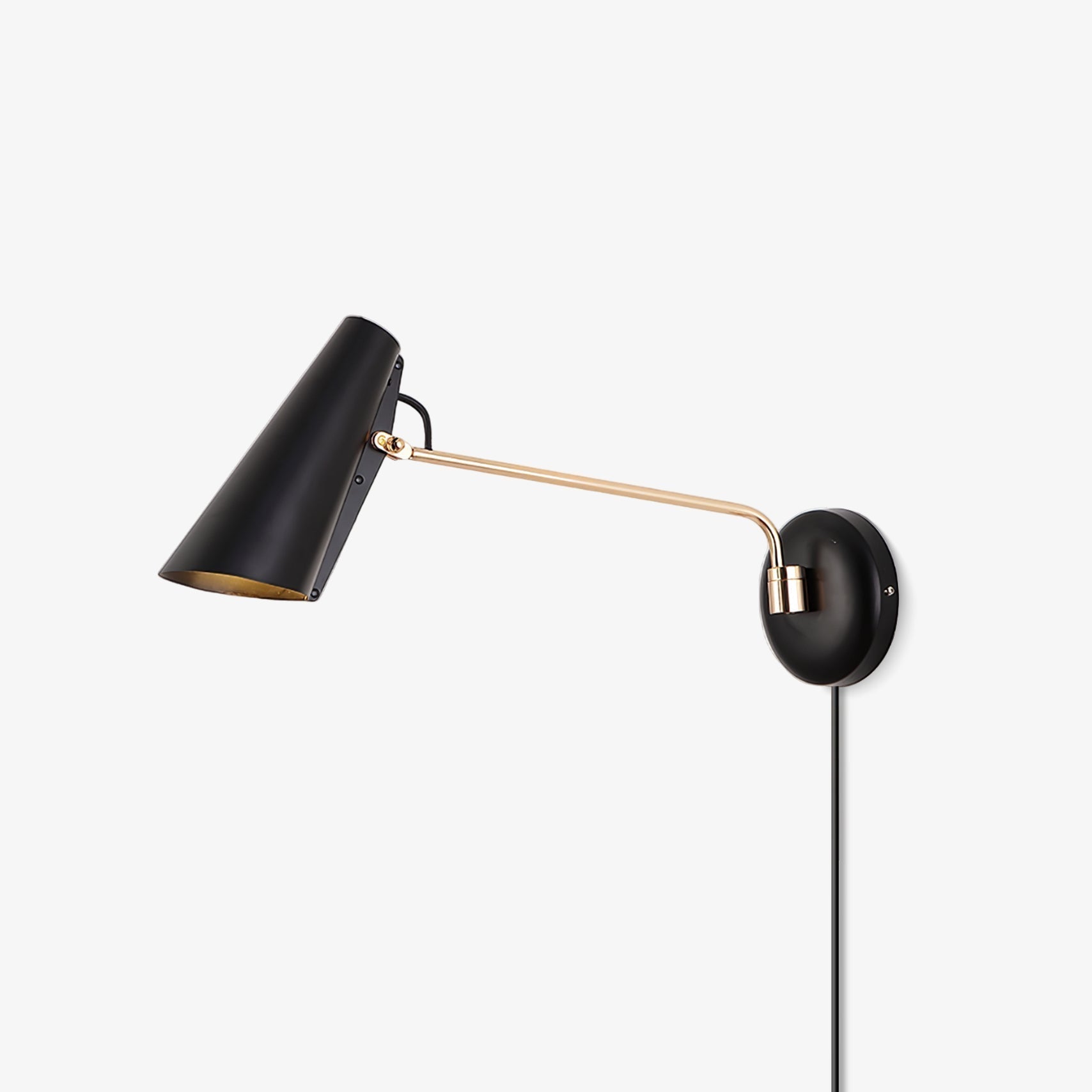 Birdy Plug-In Wall Light, Plug-In Wall Sconce, Steel, Dia 53cm x H 24cm