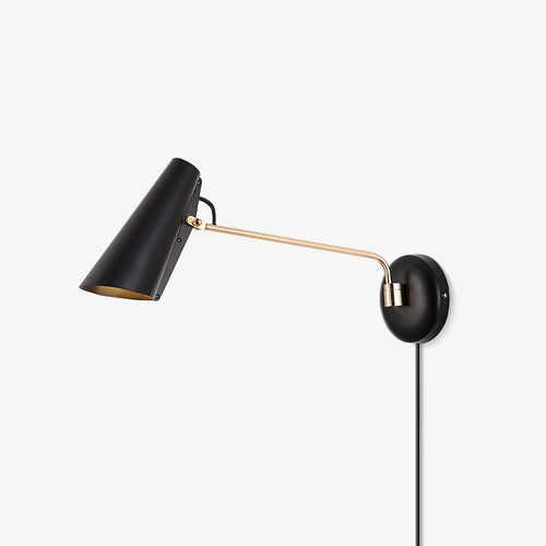 Birdy Plug-In Wall Light, Plug-In Wall Sconce, Steel, Dia 53cm x H 24cm