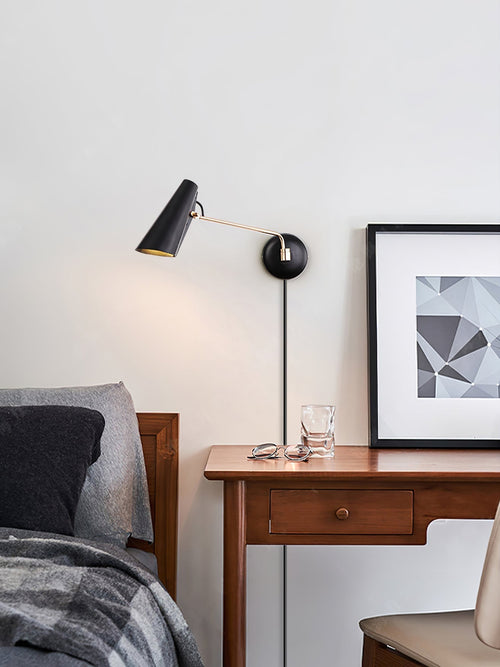 Birdy Plug-In Wall Light, Plug-In Wall Sconce, detail 2