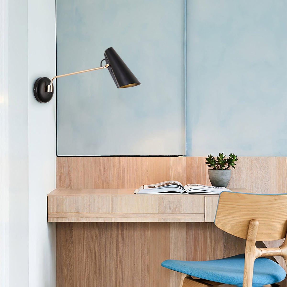 Birdy Wall Light, Hardwired Wall Sconce, detail 4