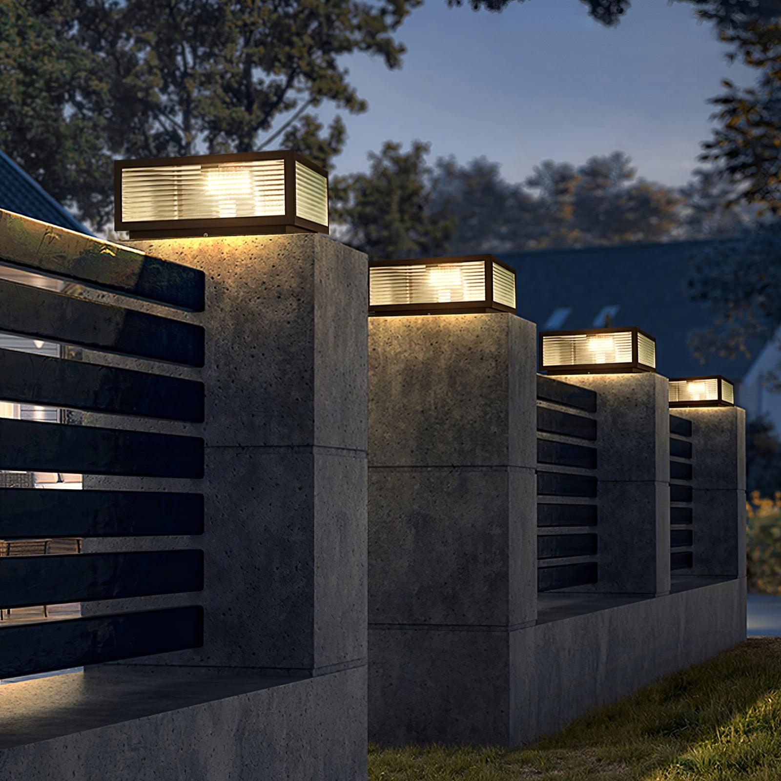Glass Birillo Garden Lights, Outdoor Wall Light, detail 3