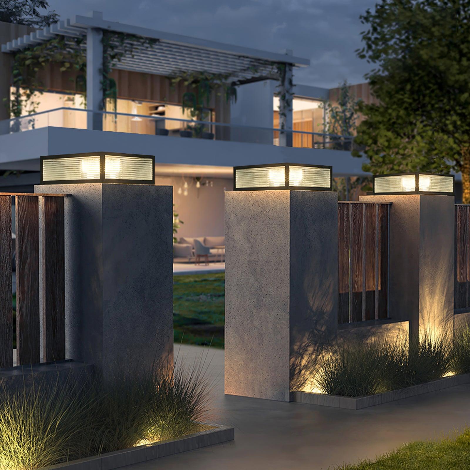 Glass Birillo Garden Lights, Outdoor Wall Light, detail 4