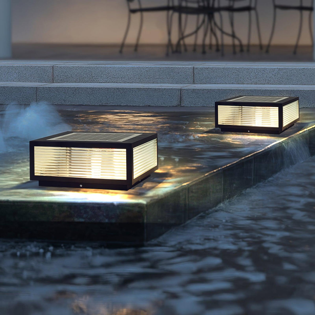 Glass Birillo Garden Lights, Outdoor Wall Light, detail 2