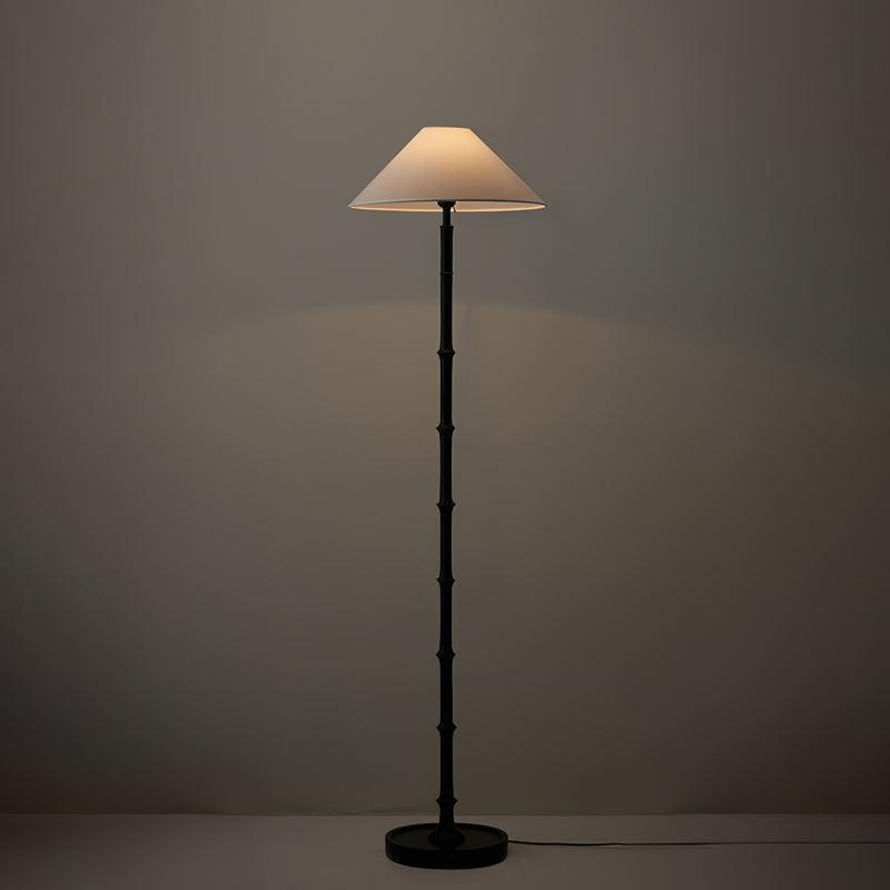Black Bamboo Floor Light 11.8", Floor Lamp, detail 12