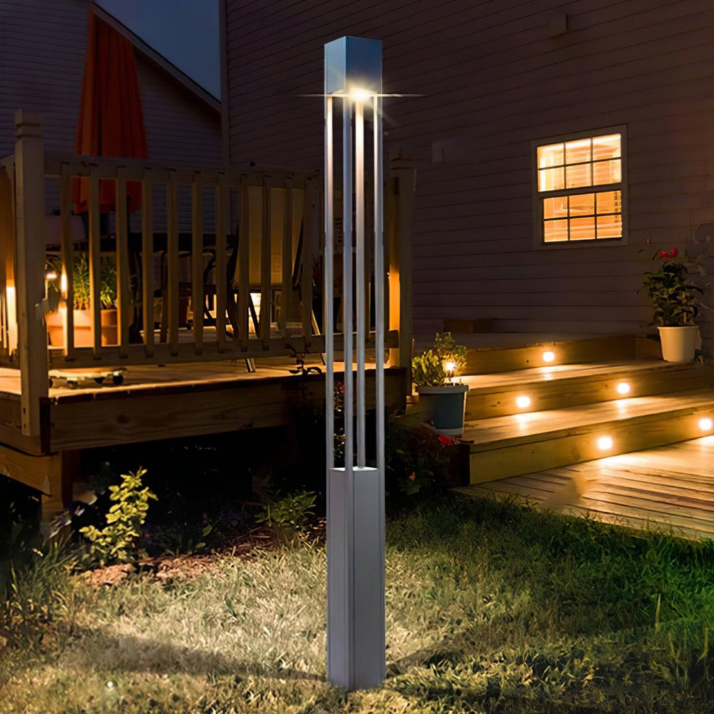 Pole Floodlight Exterior Post Garden Light, Outdoor Wall Light, detail 14