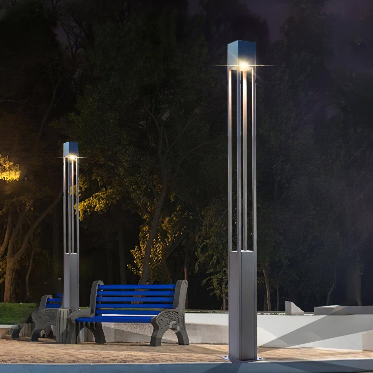 Pole Floodlight Exterior Post Garden Light, Outdoor Wall Light, detail 10