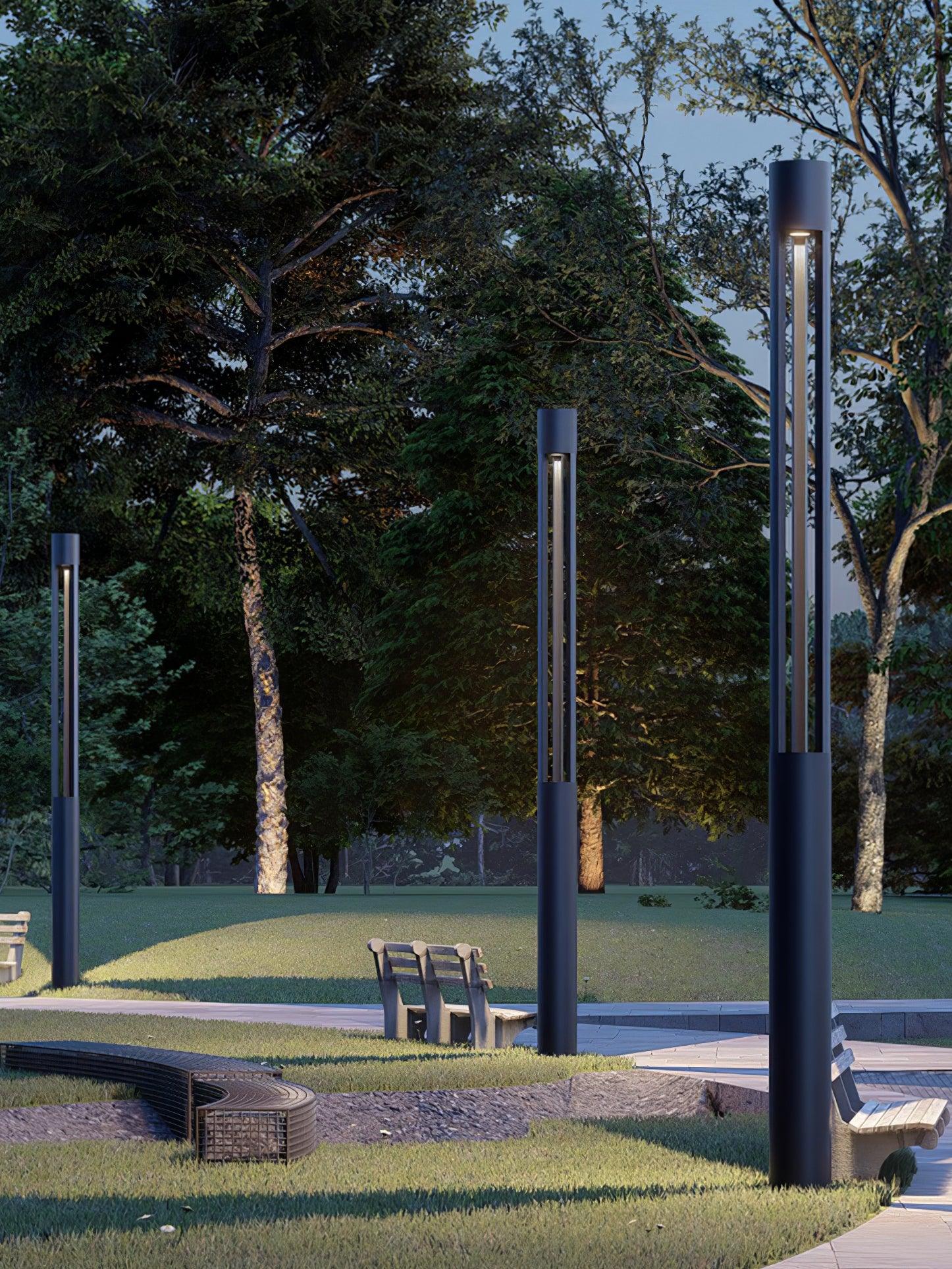 Pole Floodlight Exterior Post Garden Light, Outdoor Wall Light, detail 13