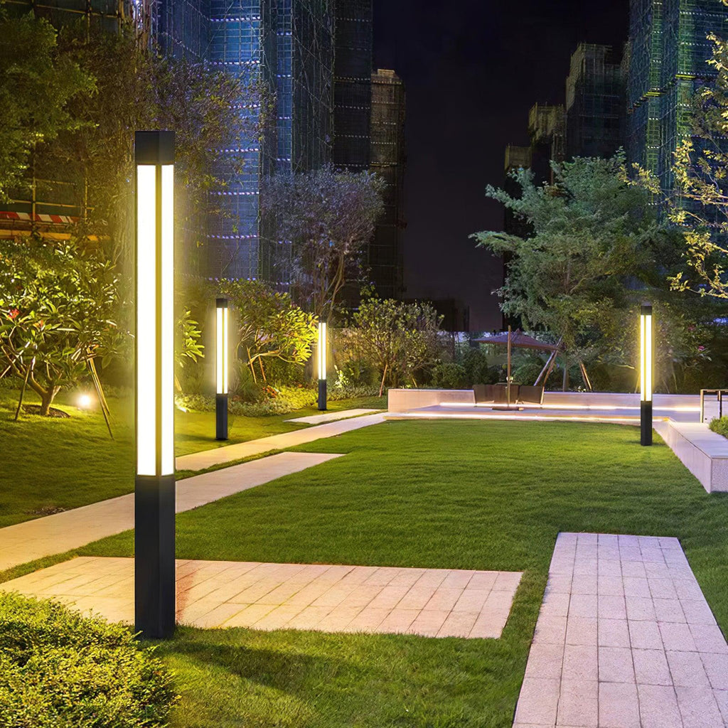 Pole Floodlight Exterior Post Garden Light, Outdoor Wall Light, detail 19