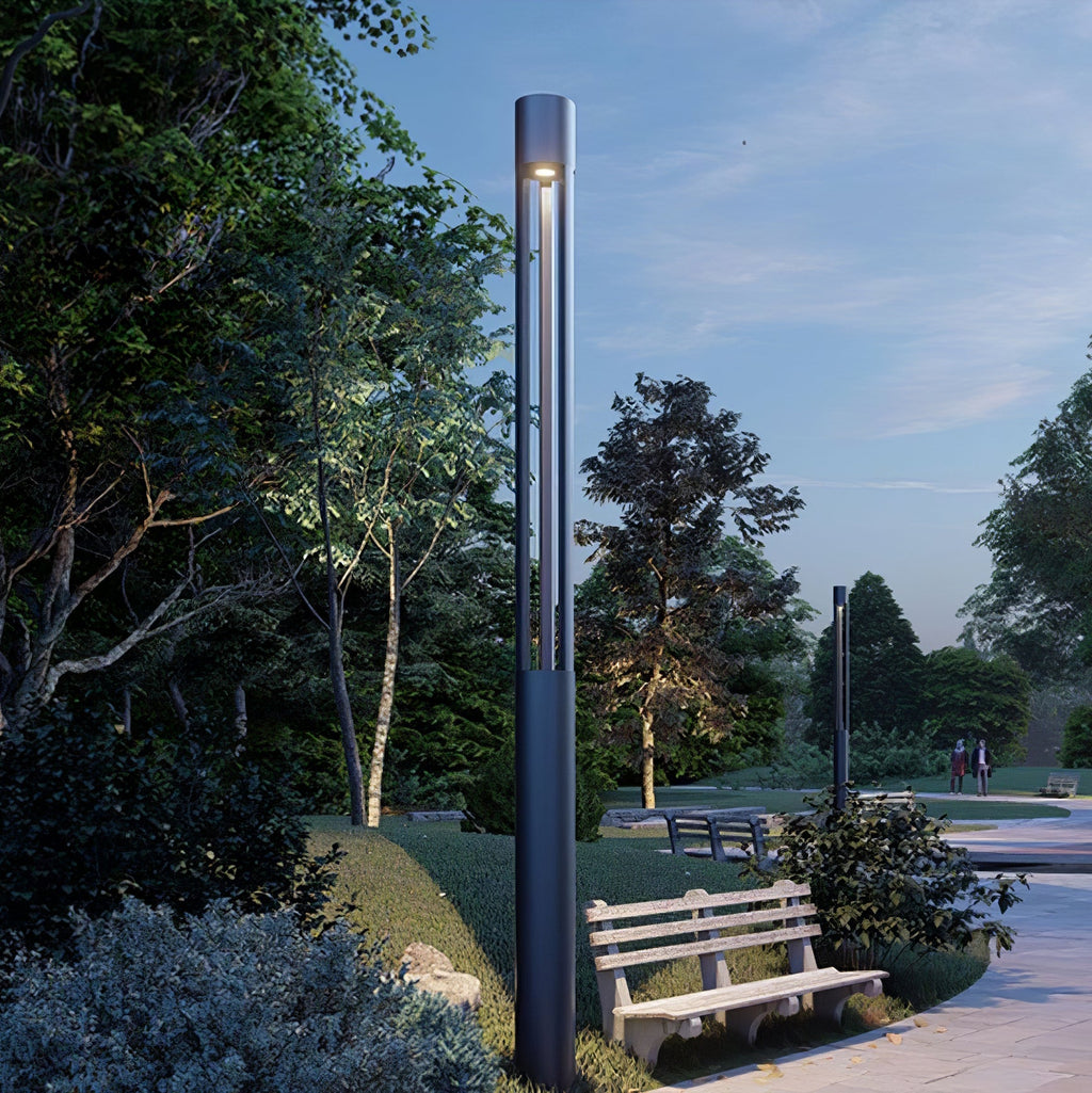 Pole Floodlight Exterior Post Garden Light, Outdoor Wall Light, detail 20