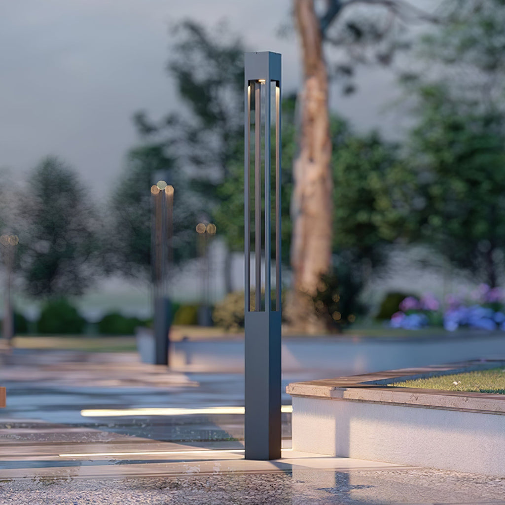 Pole Floodlight Exterior Post Garden Light, Outdoor Wall Light, detail 21