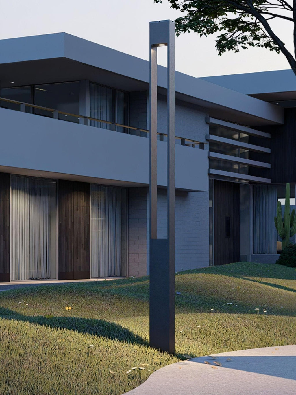 Pole Floodlight Exterior Post Garden Light, Outdoor Wall Light, detail 6