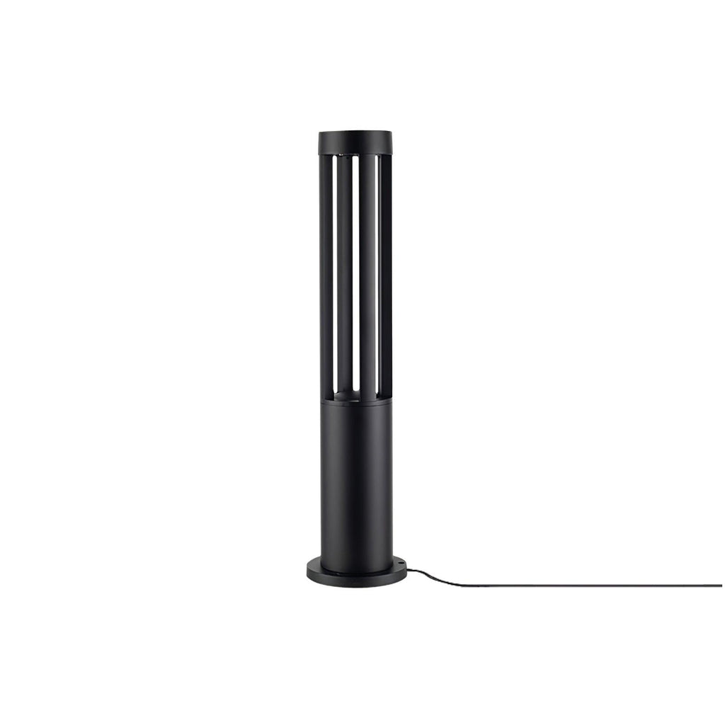 Black Cylindrical Garden Exterior Light, Outdoor Wall Light, detail 5