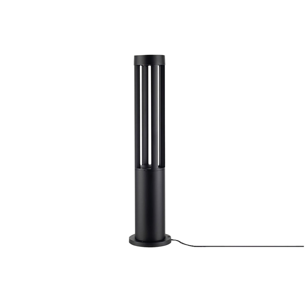 Black Cylindrical Garden Exterior Light, Outdoor Wall Light, detail 5