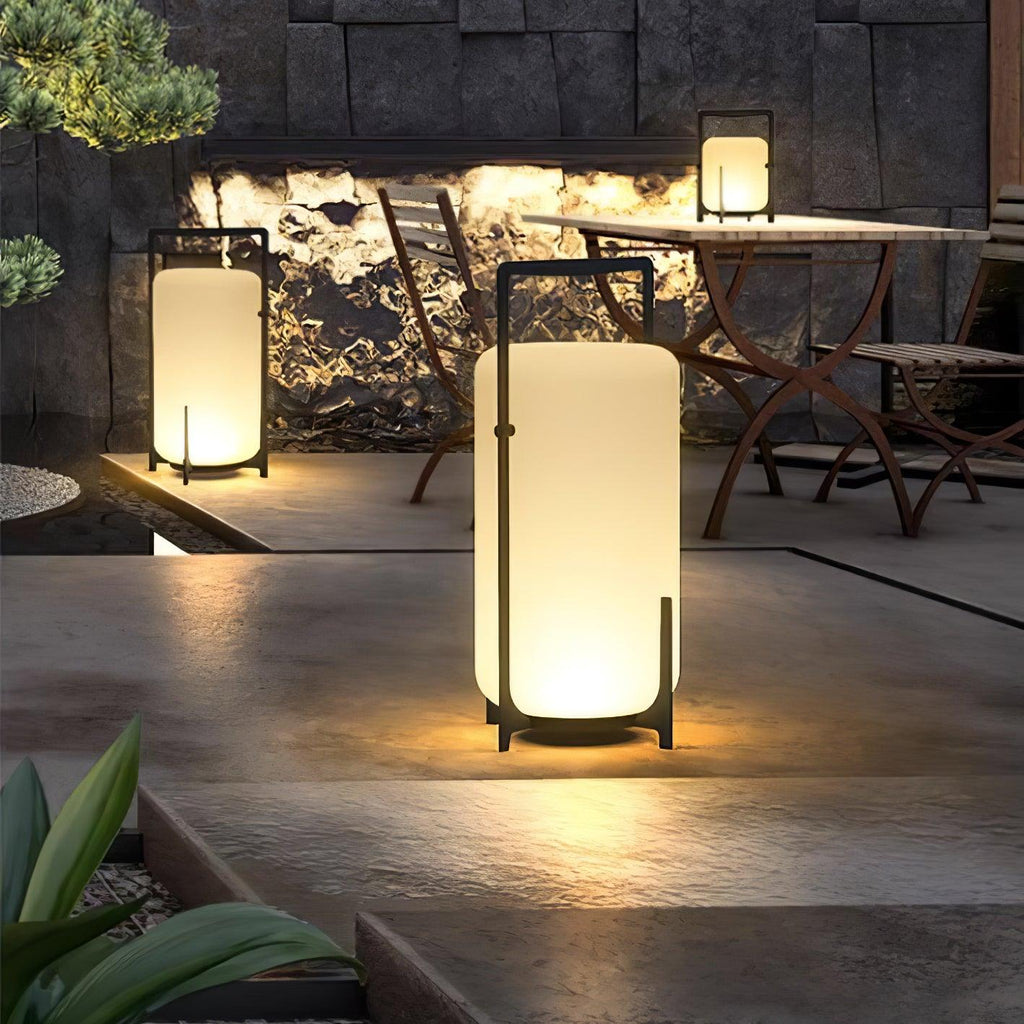 Black Twilight Lantern Table Light - Outdoor Light, Outdoor Wall Light, detail 6