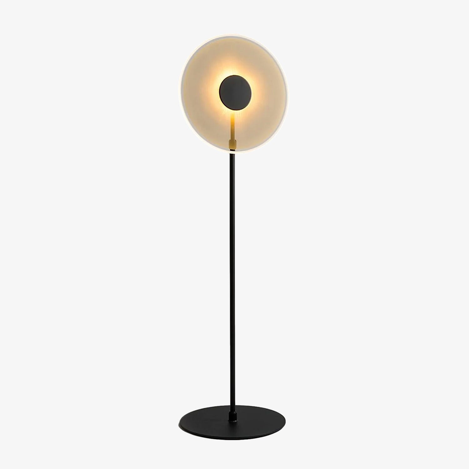 Luxora Floor Light, Floor Lamp, M etal, ∅ 14.9″ x H 59″